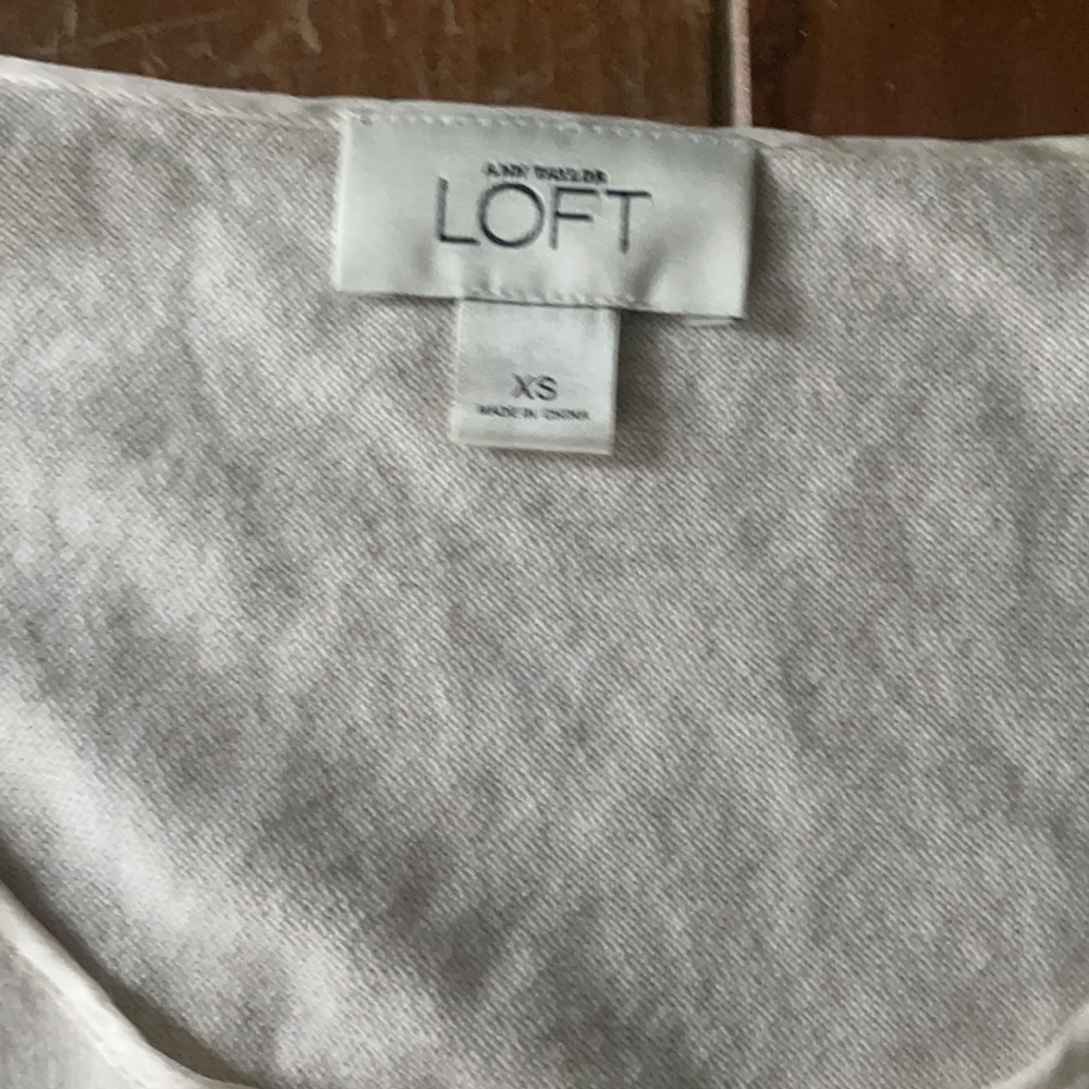 Loft cardigan with ribbon detail in cream color - Picture 5 of 6